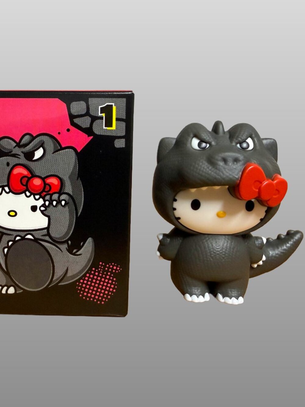 McDonald's Happy Meal Hello Kitty x Godzilla Toy #1 2026 New in Box Unopened